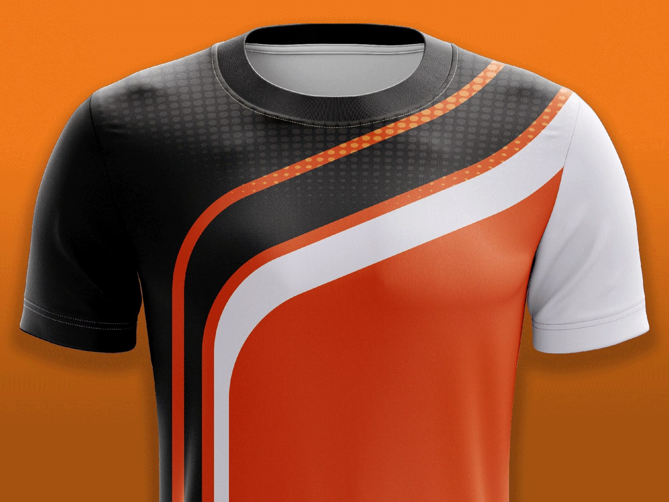 Sublimation & DTF — full-colour sublimation printed jersey