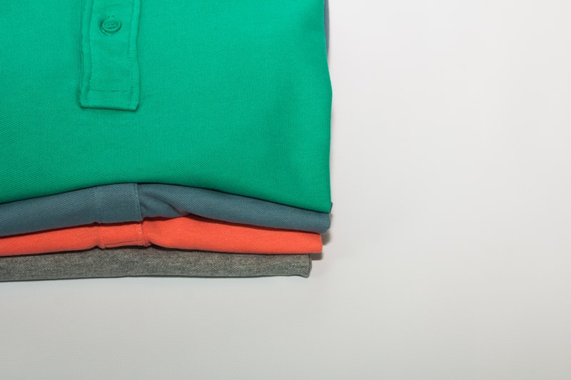 Folded polo shirts, Nittin Fashion